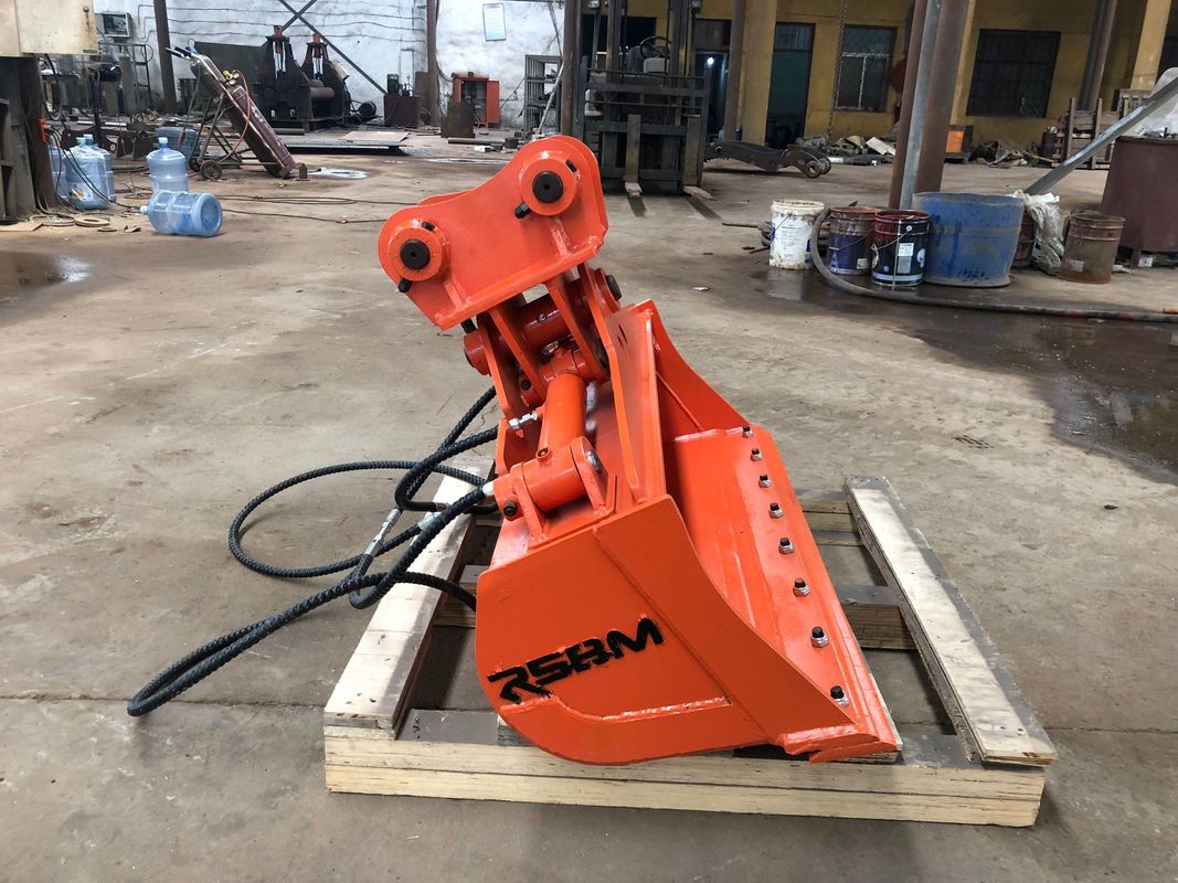 RSBM Excavator Tilting Bucket 2000mm Width Optimal Pivotal Arrangement برای شیب 90 درجه