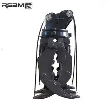 360 درجه کامل حفاری چوب گرفتر هیدرولیک چرخش مناسب برای 1-45t حفاری