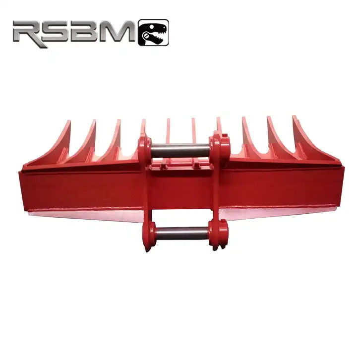Q345B ریک ریشه حفاری ریک ریشه سنگین برای کارهای بزرگ پاکسازی زمین