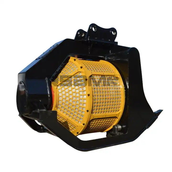 ظرفیت 0.8-3.6m3 چرخنده آبنبات غربالگری برای 1-50T حفاری