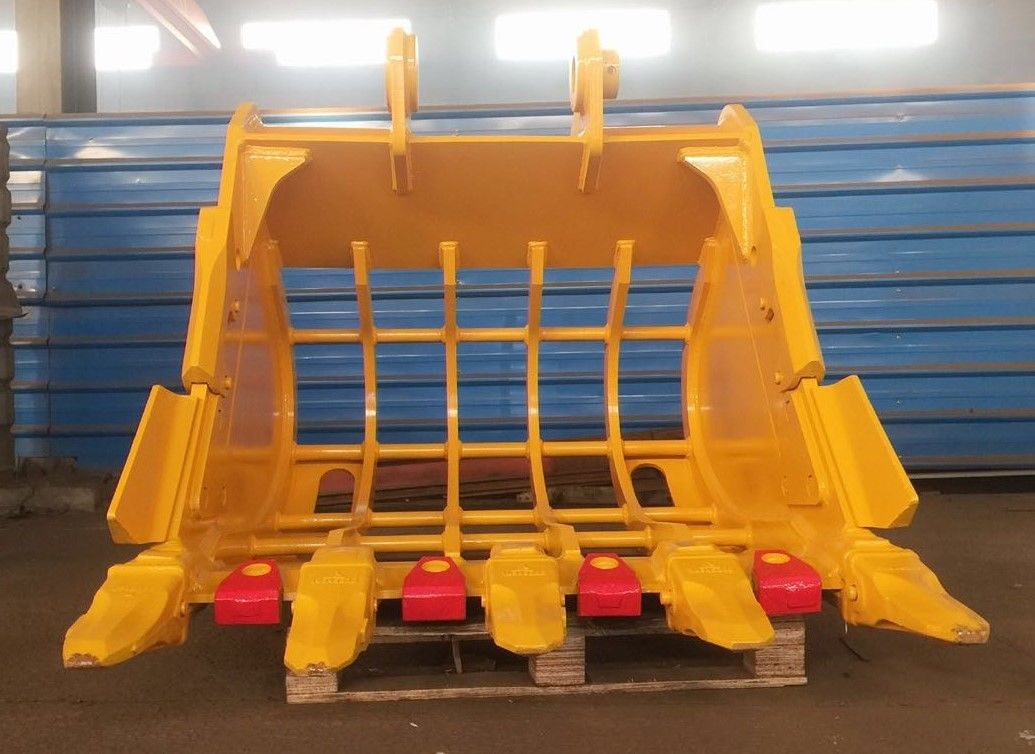 0.3-8m3 Excavator Skeleton Bucket 1200mm عرض برای دسته بندی سنگین
