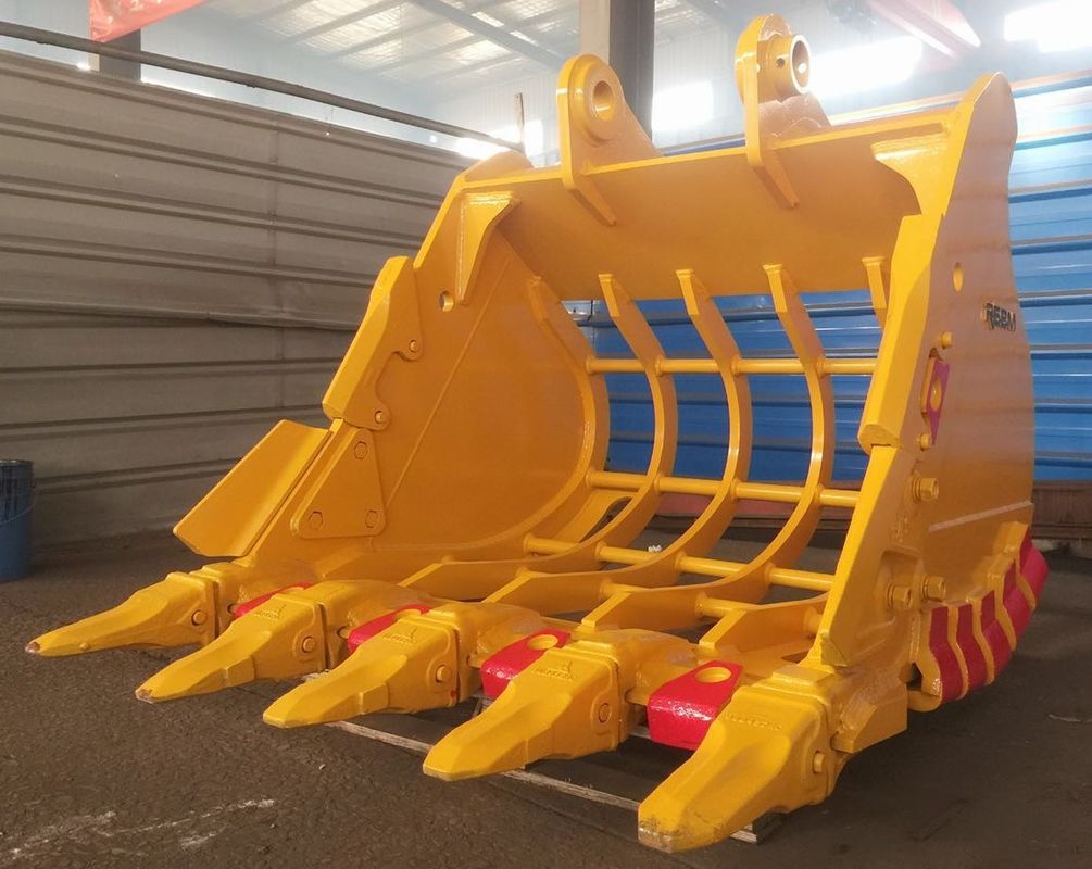0.3-8m3 Excavator Skeleton Bucket 1200mm عرض برای دسته بندی سنگین