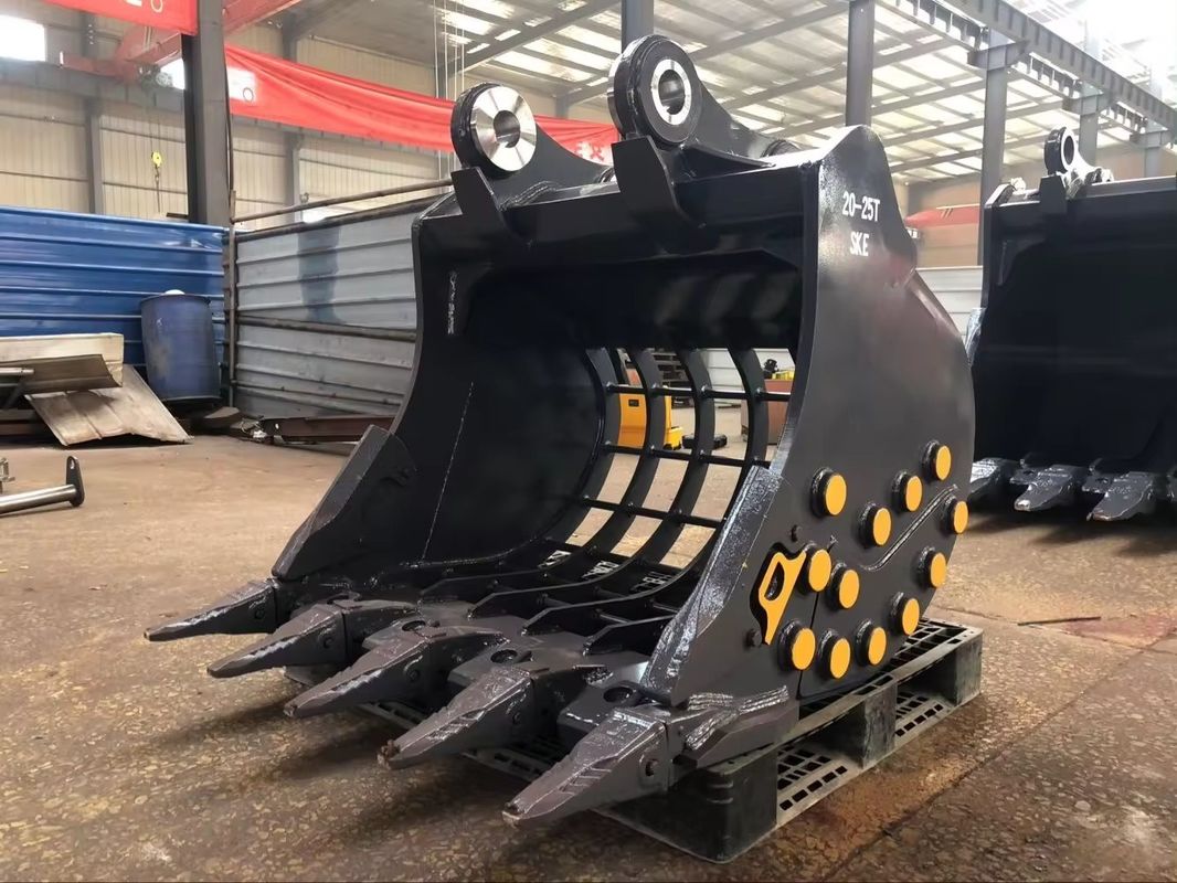 5-120T Excavator Skeleton Bucket با مواد NM360/400 مینی Excavator Bucket