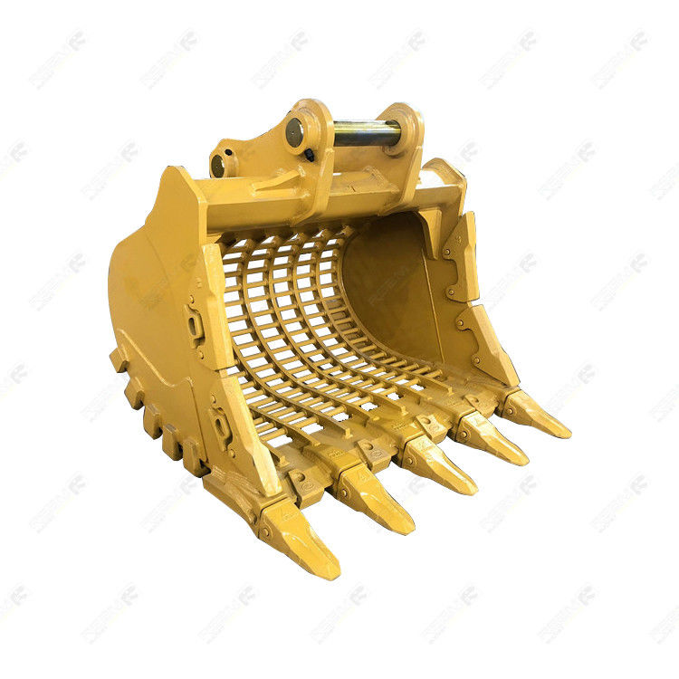 1-80T Excavator Skeleton Bucket ساخته شده از مواد Q355 با ظرفیت سفارشی