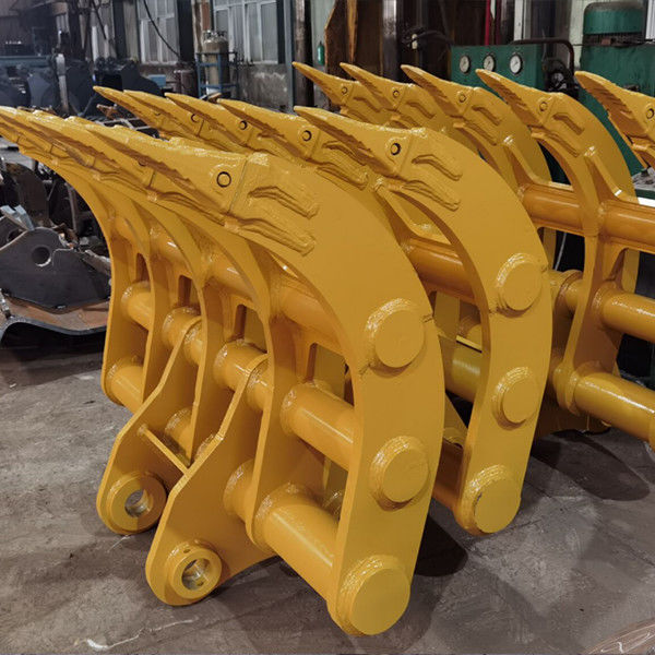 1200mm-2400mm عرض Excavator ریک ریشه 6-12 دندان برای پاک کردن ریشه